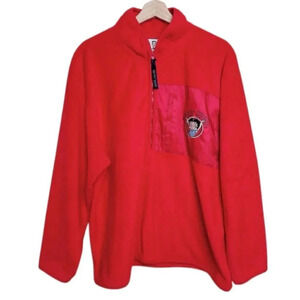 Vintage Betty Boop Fleece Quarter Zip Pullover  Mens Size Xlarge